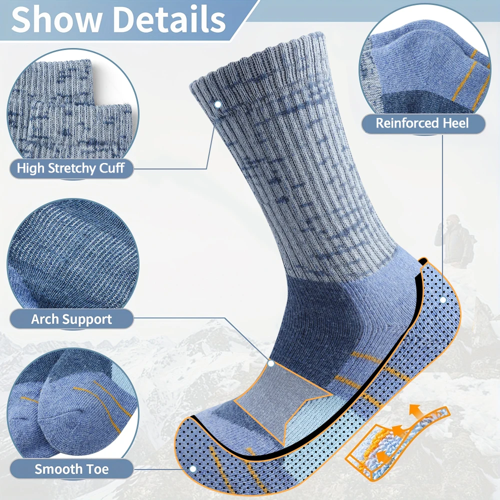 5 Pairs Women Winter Wool Sock - đánh giá và giá Wool Hiking Sock