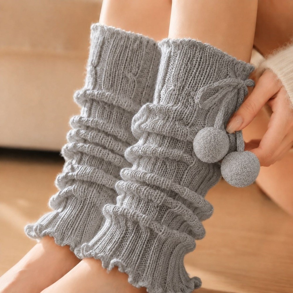 Knitted Knit Leg Warmers Cable - đánh giá và giá Boot Sock Slouchy