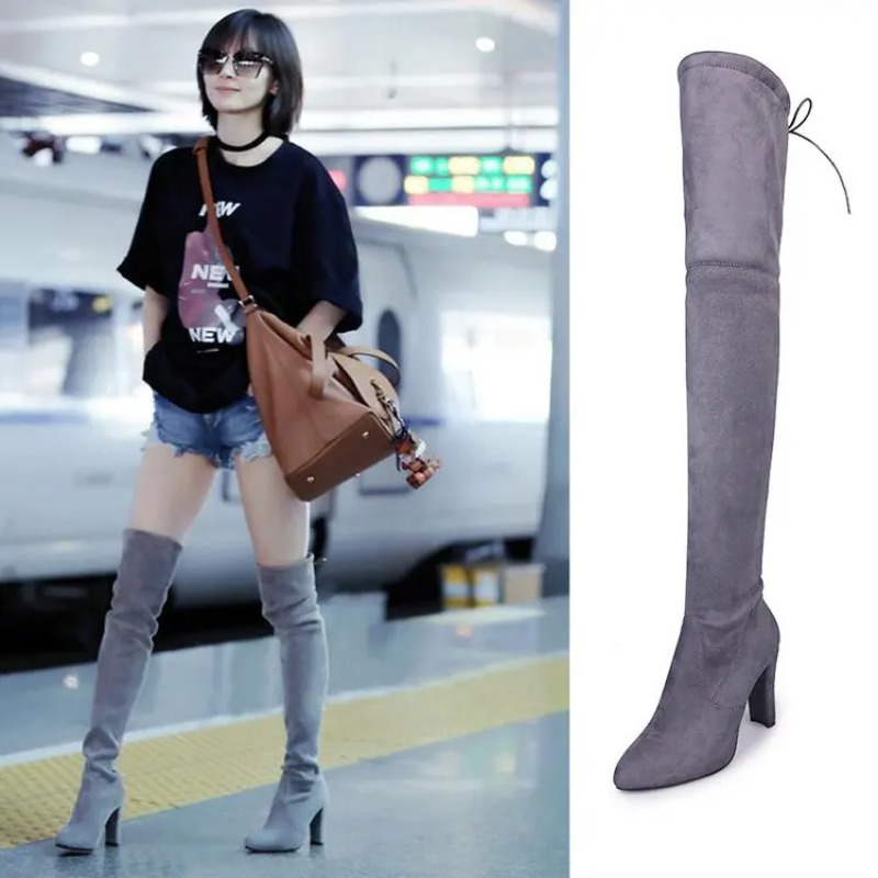 New European and American Styl - đánh giá và giá Knee High Sock Women