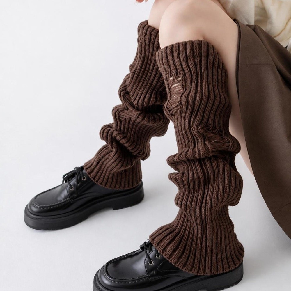 Warm Knit Leg Warmers Stretch  - đánh giá và giá Boot Sock Slouchy