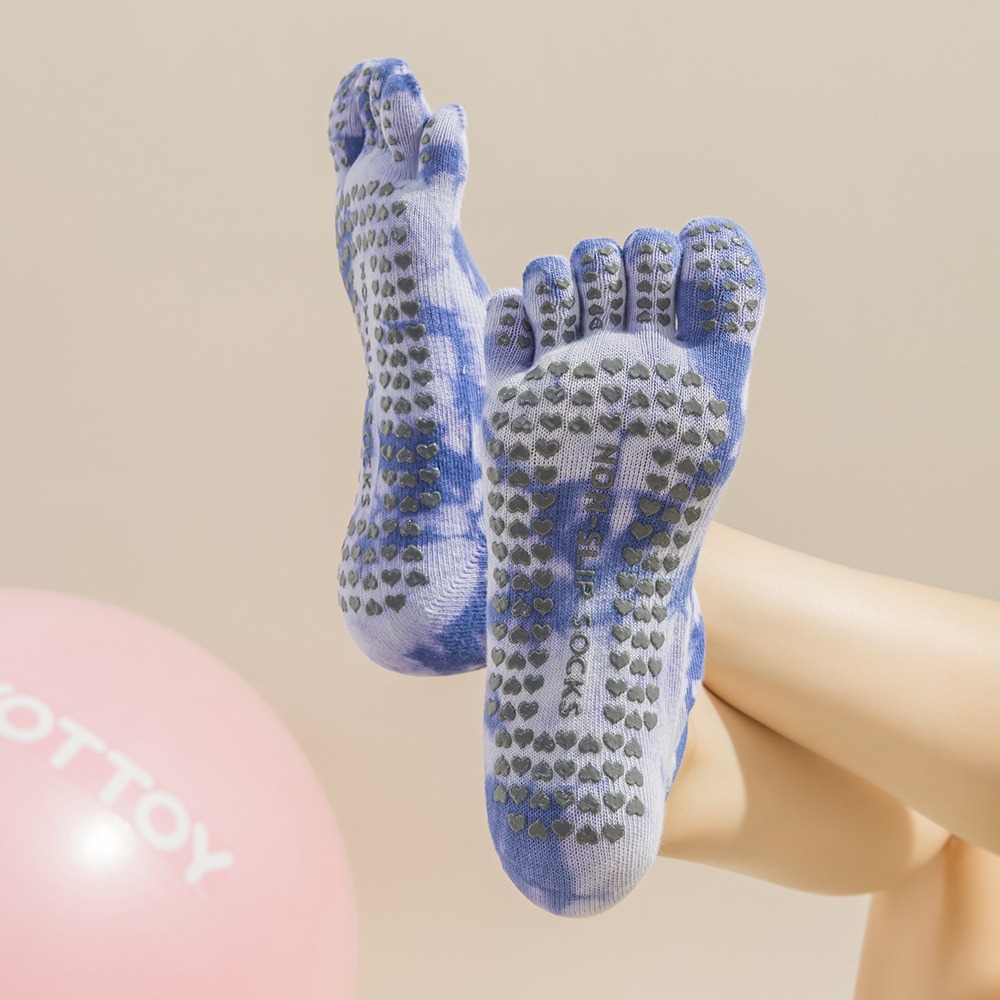 Tie-Dye Women's Five Finger Gr - đánh giá và giá Grip Sock Yoga