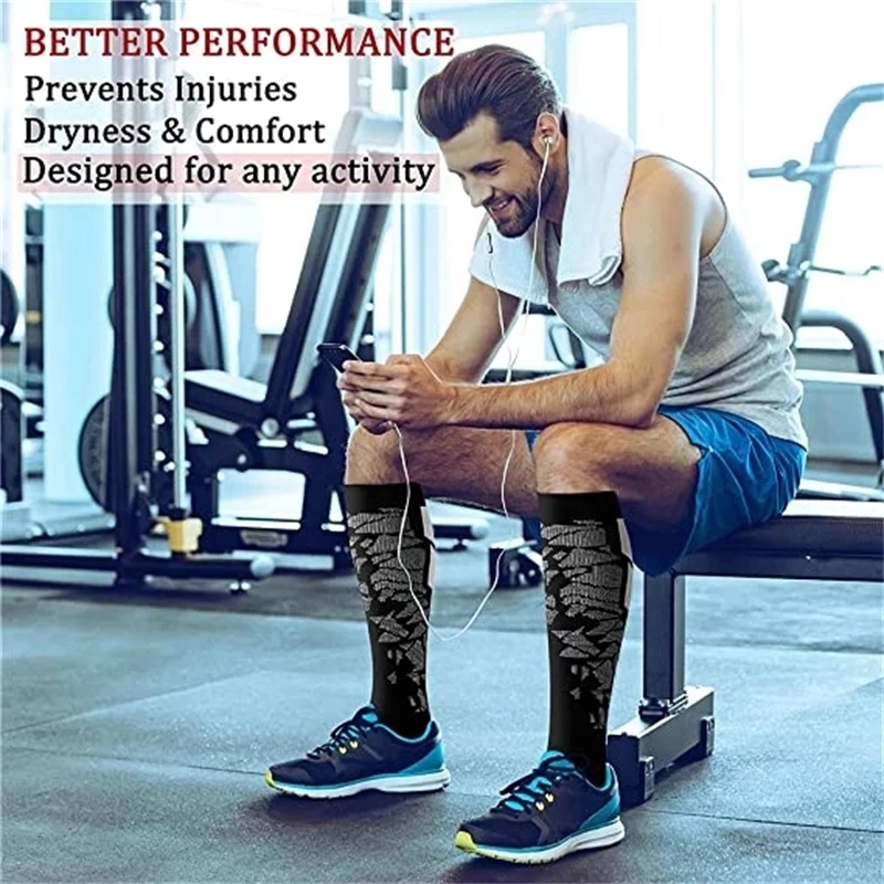 WRELS 1/2/3 Pairs Compression  - đánh giá và giá Athletic Sock Cushion