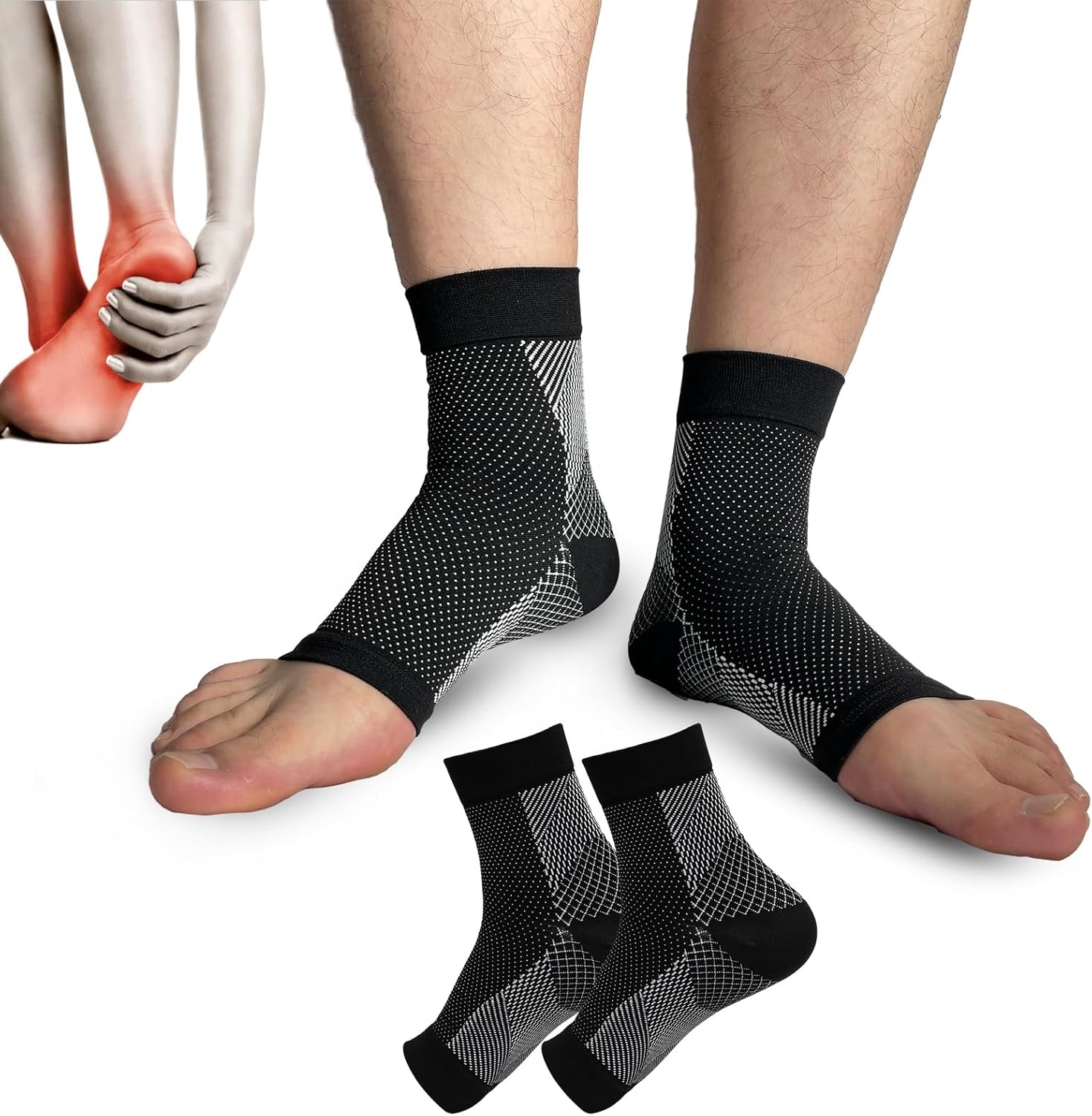 1pair Neuropathy Socks, Ankle  - đánh giá và giá Ankle Brace Sock