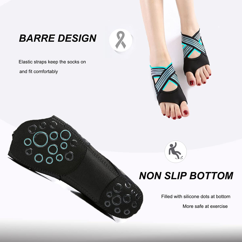 1Pair Women Non-Slip Toeless G - đánh giá và giá Grip Sock Yoga