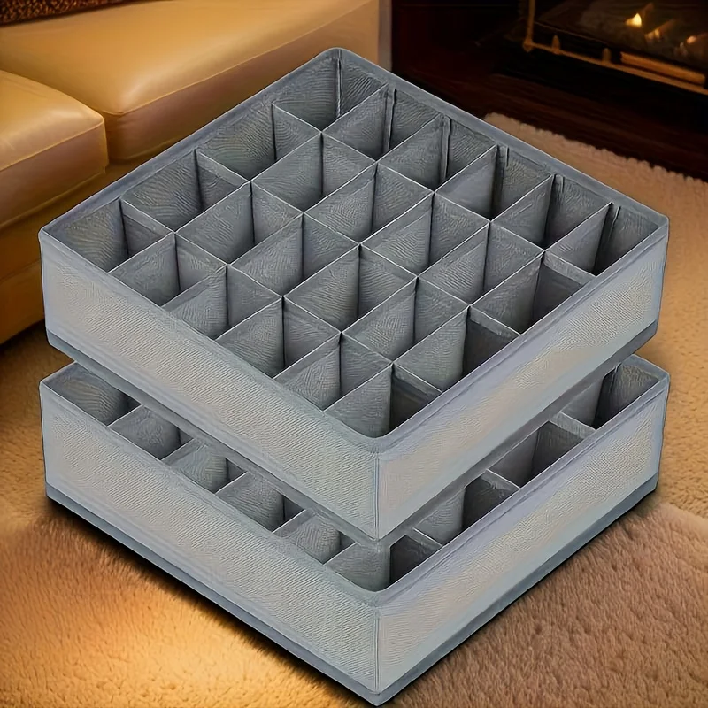 24-Compartment Fabric Drawer O - đánh giá và giá Sock Organizer Tray
