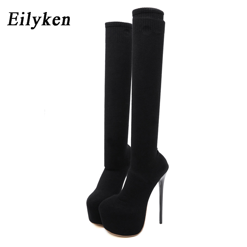 Eilyken Thời Trang Nền Tảng Vả - đánh giá và giá Knee High Sock Women