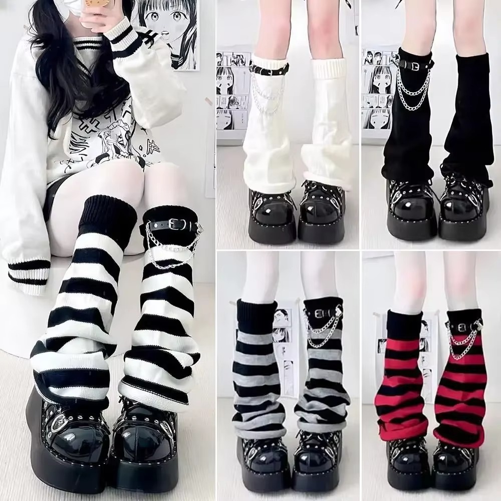 Gothic Harajuku Knit Leg Warme - đánh giá và giá Boot Sock Slouchy
