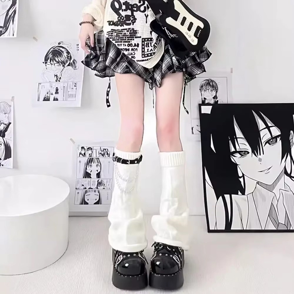 Gothic Harajuku Knit Leg Warme - đánh giá và giá Boot Sock Slouchy