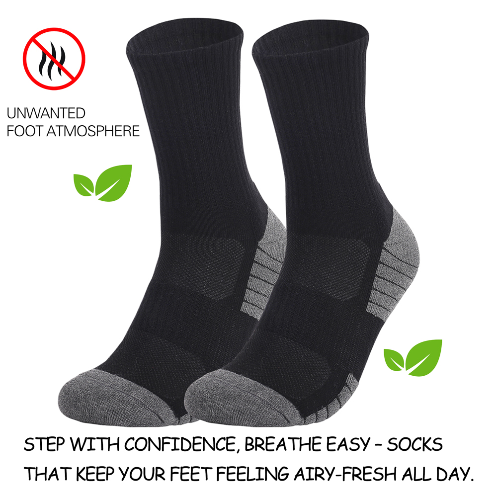 1/3/6 Pairs Thick Men Women Hi - đánh giá và giá Athletic Sock Cushion
