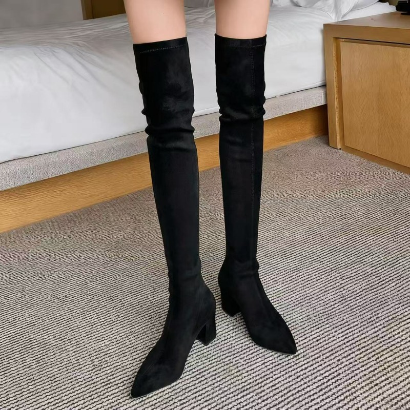 Sexy Women's Boots Pointed Toe - đánh giá và giá Knee High Sock Women